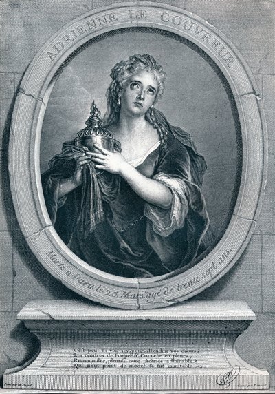 Adrienne Lecouvreur 1692-1730 Cornelia olarak, 1903 by Pierre Imbert Drevet