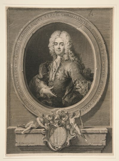 Petrus Nolascus Couvay by Pierre Imbert Drevet