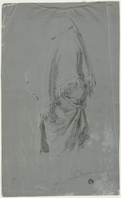 Arkadan Görülen Şallı Kadın by Pierre Jacques Volaire