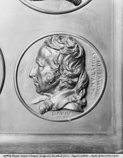 Henri Benjamin Constant de Rebecque, 1830 (bronz) by Pierre Jean David d