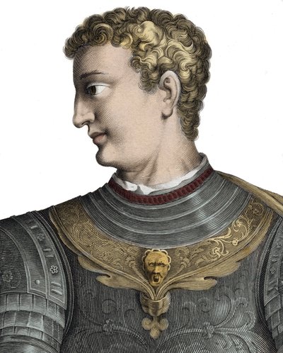 Caligula (Caius Caesar Germanicus) (12-41), Roma İmparatoru - Caius Caesar Germanicus dit Caligula (12-41), Roma İmparatoru - Pierre Jean Mariette tarafından gravür by Pierre Jean Mariette