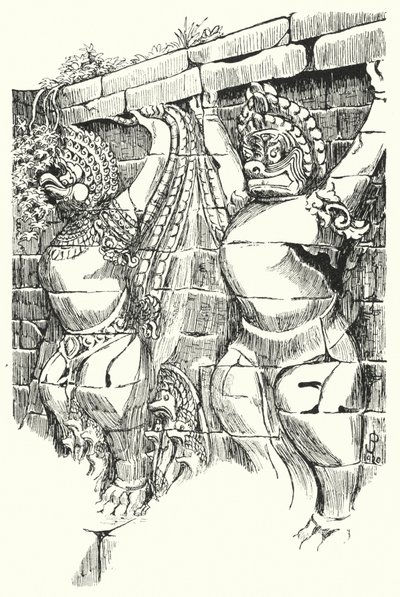 Garudas, Fillerin Terası (gravür) by Pierre Jeannerat de Beerski