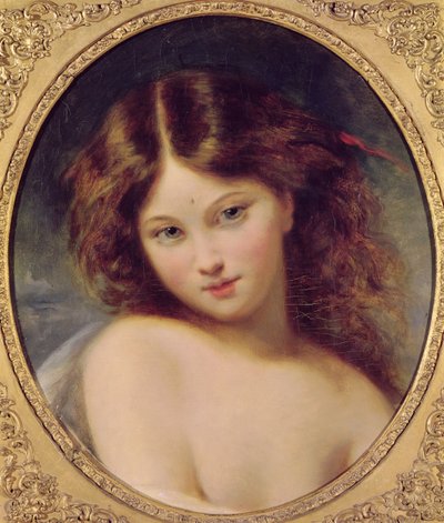 Genç Kızın Başı by Pierre Joseph Dedreux-Dorcy