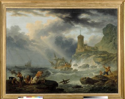 gemi enkazı by Pierre Joseph Wallaert