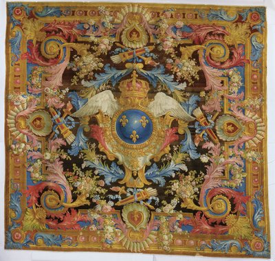 Louis XV savonnerie halısı, 1740-50 by Pierre Josse Perrot