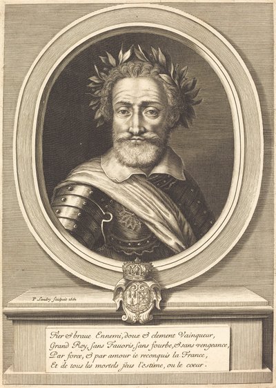 Henri IV, Fransa Kralı by Pierre Landry