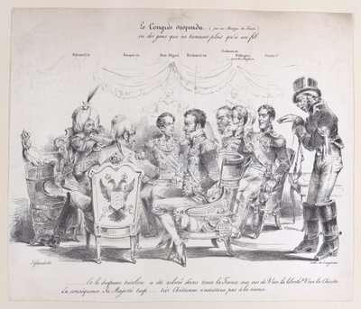 Askıya Alınmış Kongre, ca. 1829. by Pierre Langlumé