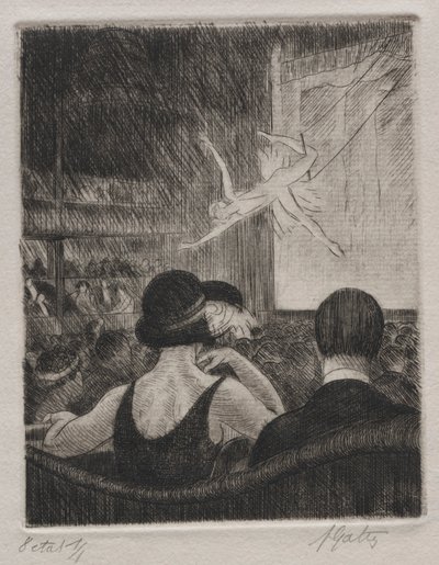Müzik Salonunda Akrobat by Pierre Louis Gatier