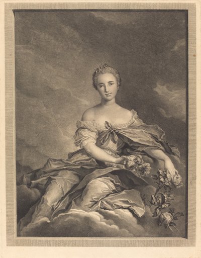 Flore bir oğul kolu by Pierre Maleuvre after Jean Marc Nattier