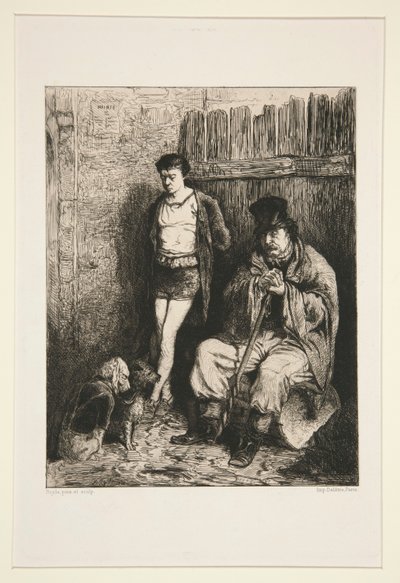 İki adam ve iki köpek ( by Pierre Marie Beyle