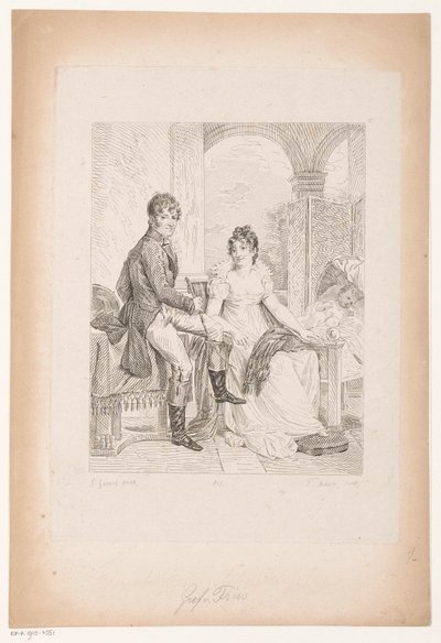 Moritz von Fries ve eşinin portresi Baron Gérard