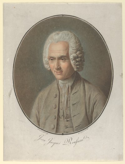 Jean Jacques Rousseau, 1791 by Pierre Michel Alix