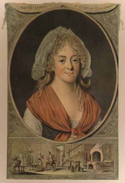 Madam Saint-Aubin, 18. yüzyılın sonu, 1913 by Pierre Michel Alix