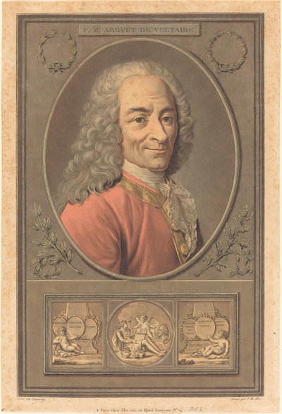 FM Arouet de Voltaire by Pierre Michel Alix after Jean François Garnerey