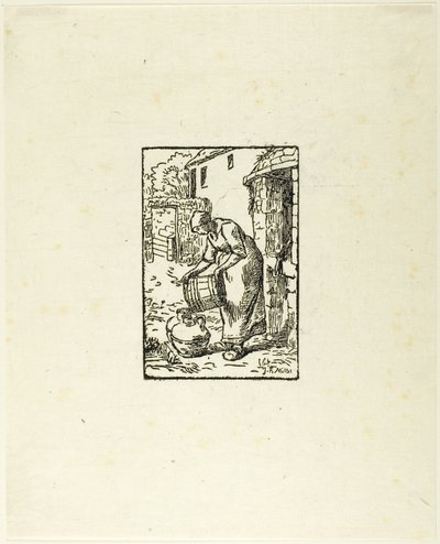Kadın Dolum Su-Tenekeleri by Pierre Millet