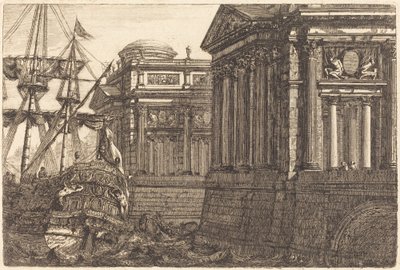 Hayali Liman Sahnesi by Pierre Moreau