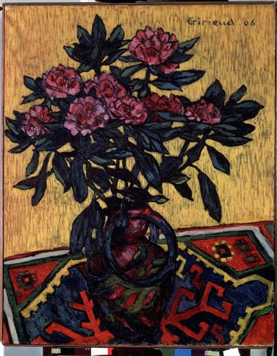 ""Şakayık buketi" (Peonies) Tablosu Pierre Paul Girieud (1876-1940) 1906 Boyut 81 x 65 cm Hermitage Müzesi, Sankt Petersburg (Saint-Petersbourg) by Pierre Paul Girieud