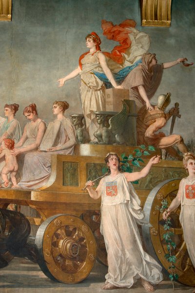 Fresk “”Cumhuriyetin Zaferi”” by Pierre Paul Lêon Glaize