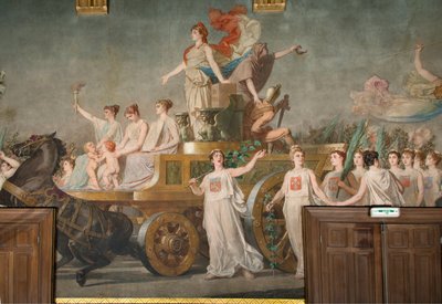 Fresk “”Cumhuriyetin Zaferi”” by Pierre Paul Lêon Glaize