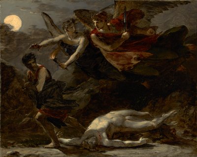 Adalet ve İlahi İntikam Peşinde Suç, c.1805-6 by Pierre Paul Prudhon