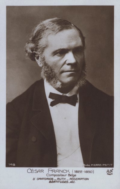 Cesar Franck, Belçikalı besteci ve piyanist (s/b fotoğraf) by Pierre Petit
