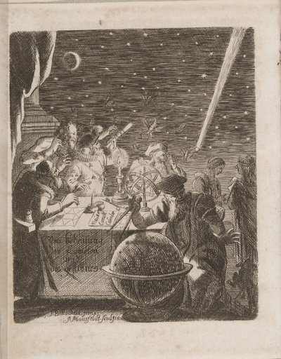 Galileo Çağında Gökleri Gözlemlemek From: Of Importance of Comets, 1681 by Pierre Petit