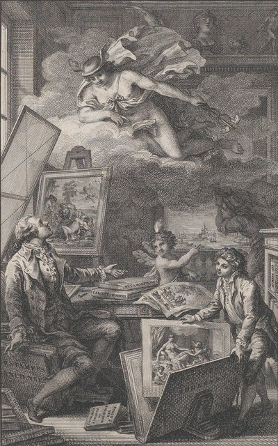P. FR Anısına. Basan, P.-F koleksiyonunun kataloğu için bir gravür. Başan..., 1798. by Pierre Philippe Choffard