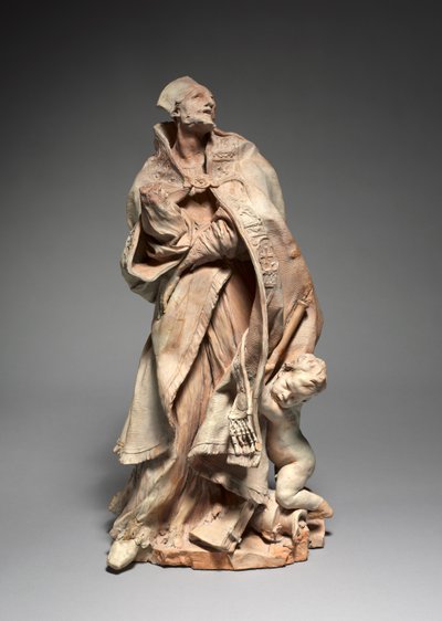 Kutsanmış Alessandro Sauli için Çalışma by Pierre Puget