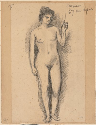 carmen by Pierre Puvis de Chavannes
