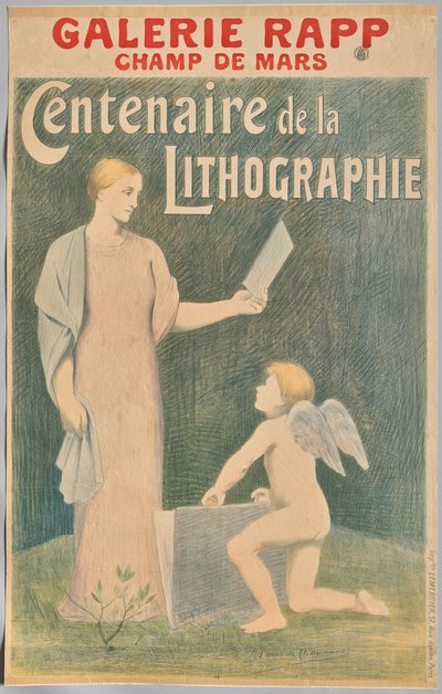 Litografinin Yüzüncü Yılı by Pierre Puvis de Chavannes