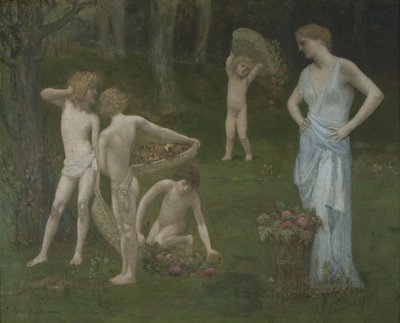 Bahçedeki Çocuklar, c. 1886-1888 by Pierre Puvis de Chavannes