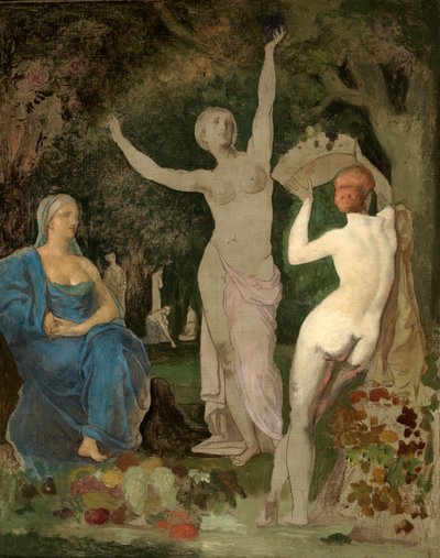 Sonbahar, ca. 1864. by Pierre Puvis de Chavannes