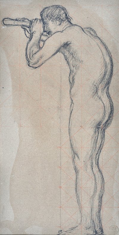 teleskop (çizim) by Pierre Puvis de Chavannes