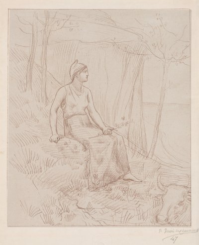 Normandiya. by Pierre Puvis de Chavannes