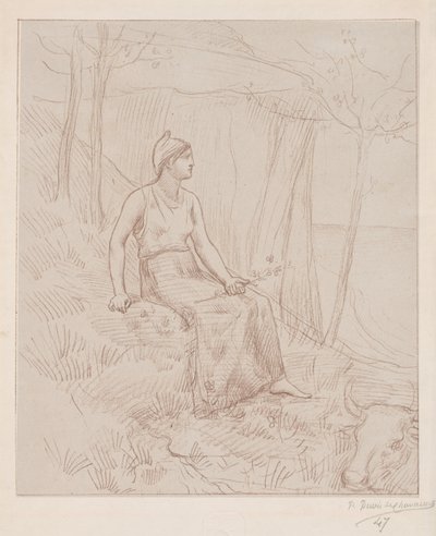 Normandiya by Pierre Puvis de Chavannes