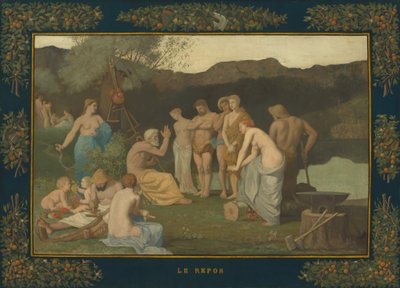 Dinlenme by Pierre Puvis de Chavannes