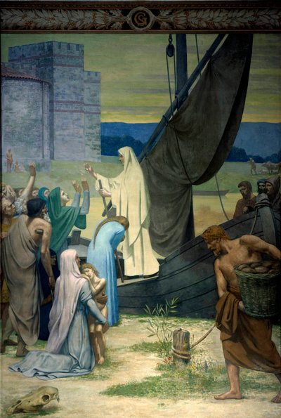 Sainte Genevieve, Hun kralı Attila