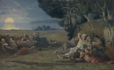Uyku, ca. 1867-70. by Pierre Puvis de Chavannes