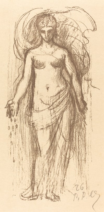Kadının İncelenmesi (Bereket) by Pierre Puvis de Chavannes
