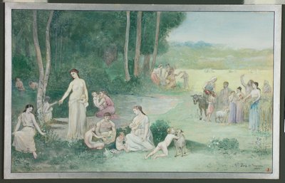 Yaz by Pierre Puvis de Chavannes