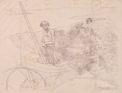 Zavallı Balıkçı by Pierre Puvis de Chavannes