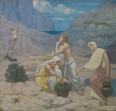 Çoban Şarkısı, 1891. by Pierre Puvis de Chavannes