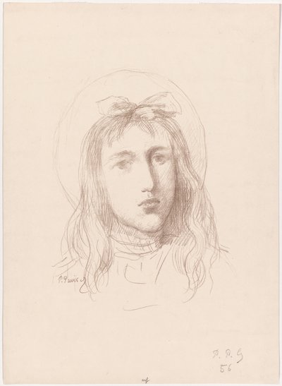 kızın kafası by Pierre Puvis de Chavannes