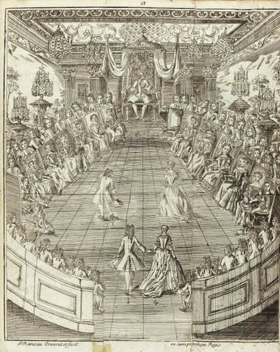 Dans Eden Ustadan Çizim, 1734 by Pierre Rameau