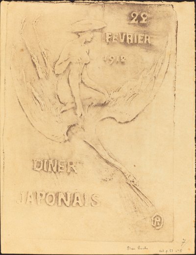 Kadın ve Kuğu, 22 Şubat 1912, Lokanta Japonca (Kadın ve Kuş, 22 Şubat 1912, J by Pierre Roche