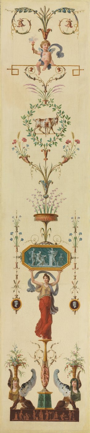 Dekoratif Panel, 1790'lar. by Pierre Rousseau