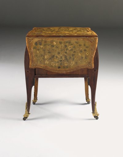 Louis XV komodin, c.1765-70 (ormolu lale ağacı, çınar, amaranth ve kakmacılık) (ayrıca bkz. 463004, 465390 ve 465391) by Pierre Roussel