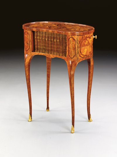 Louis XV yazı masası, c.1750 by Pierre Roussel