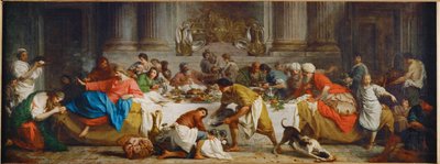 Le repas chez Simon. Simon
