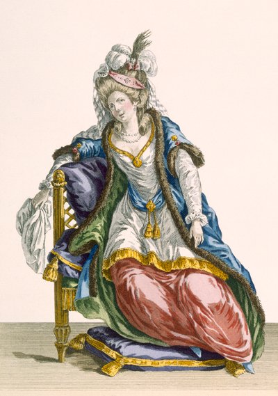Patas tarafından oyulmuş Lady 